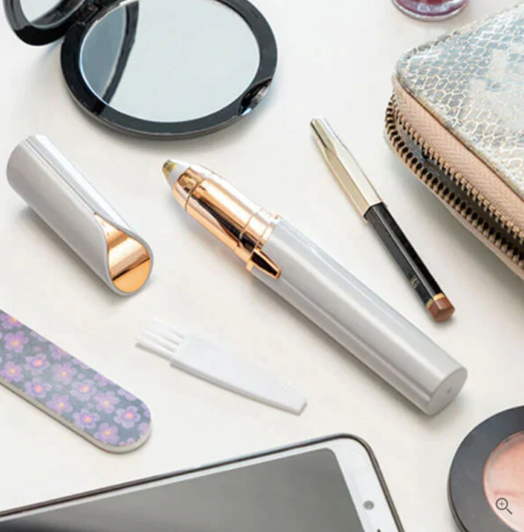 Depiladora facial de precisión indolora