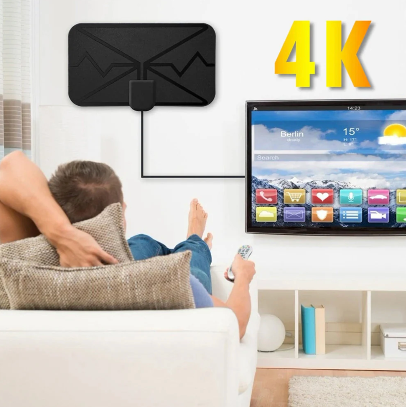 Clearview™ antena de Television 4K