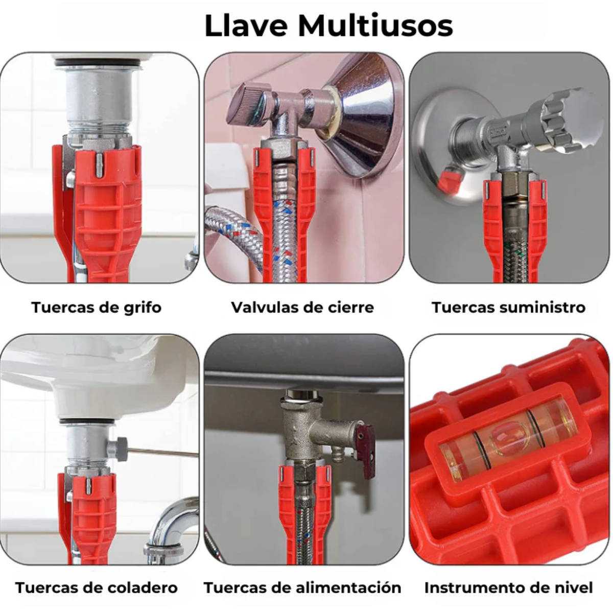 Herramienta 14 en 1 baños y fregaderos. 2X1 (Ultimas 10 unidades).