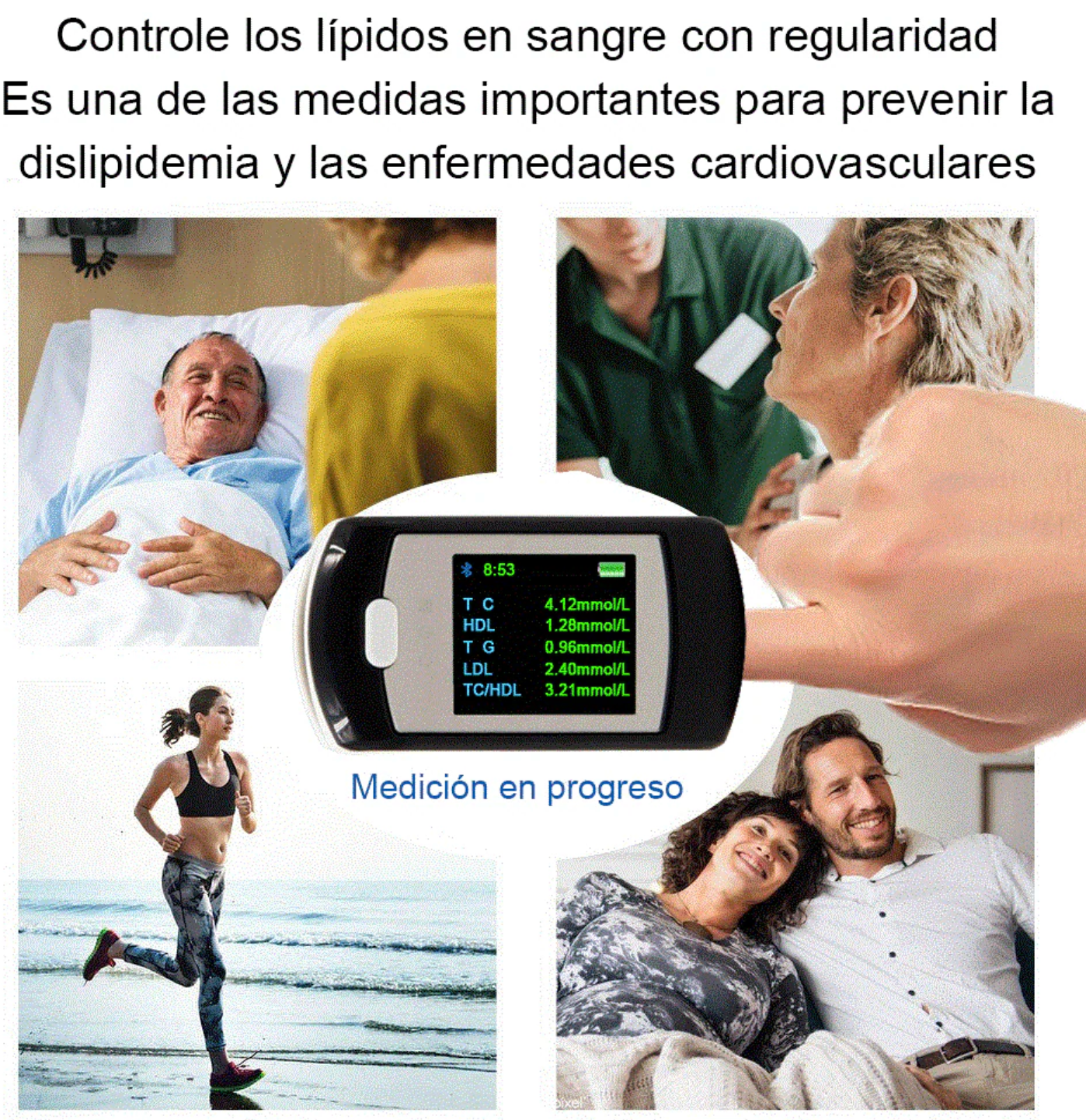 Pack 2 unidades de Oximetros para medir glucosa