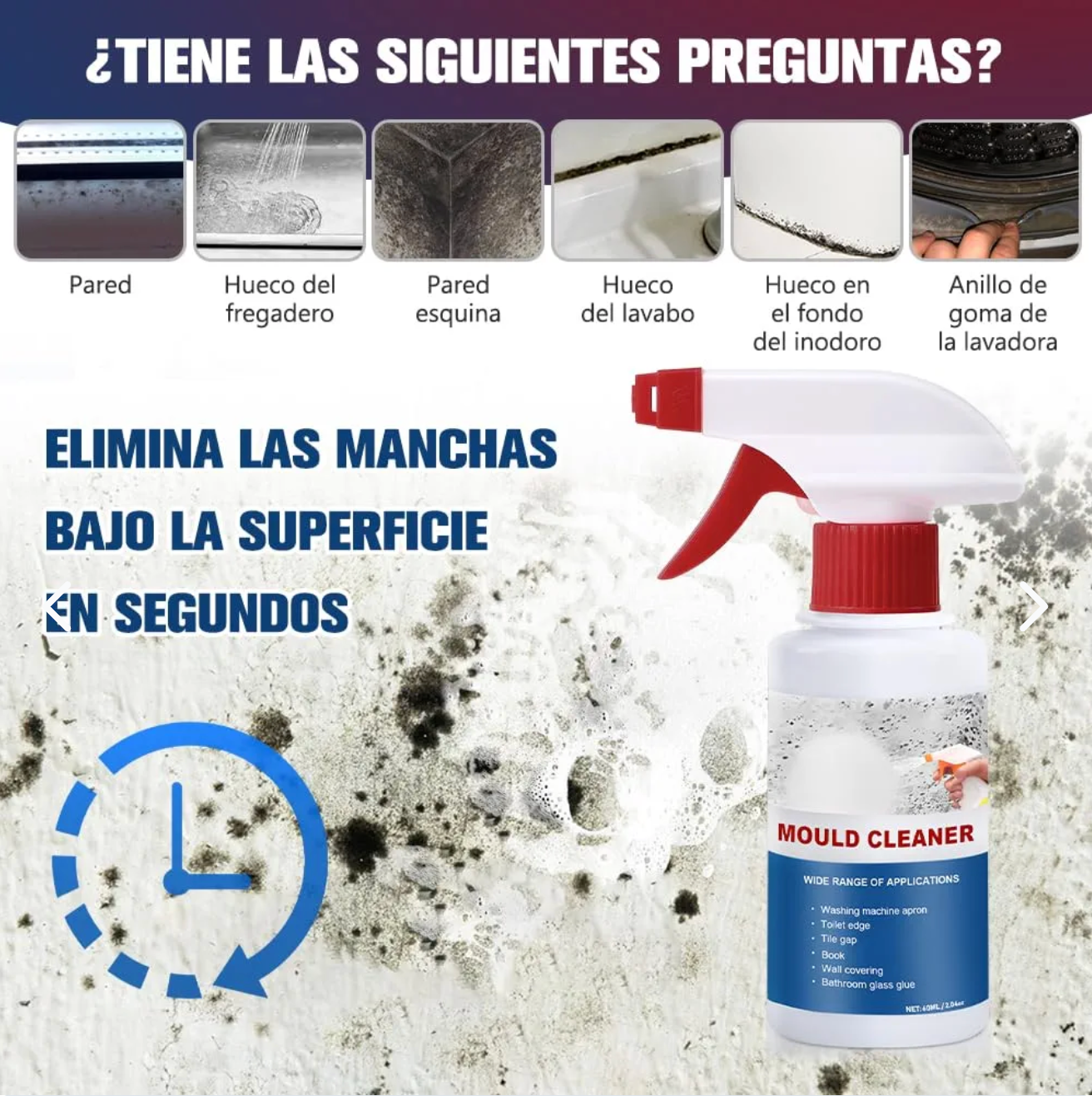 Spray Removedor Mohos y Limpiador Multiuso GREENER™
