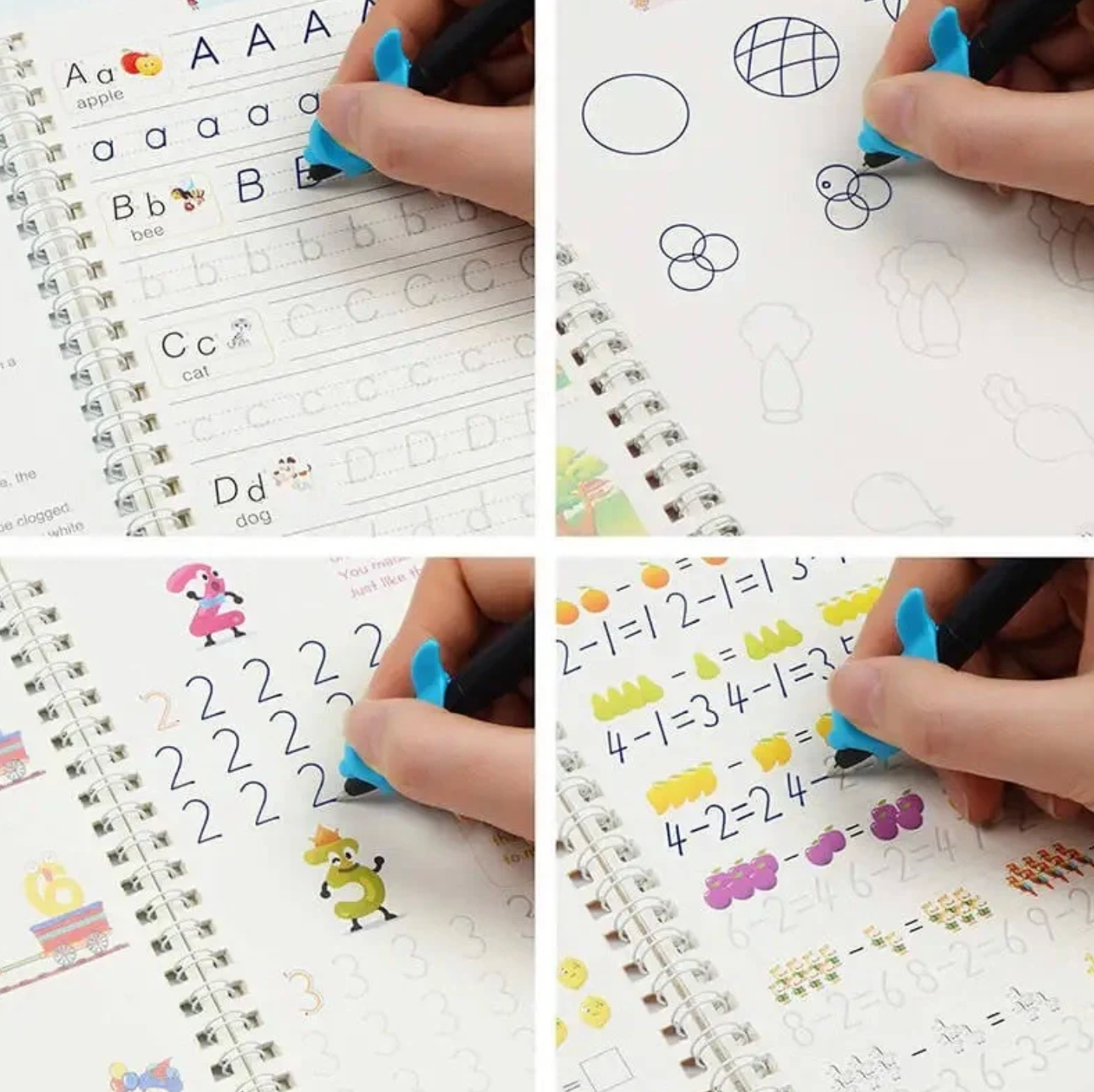 Set de 4 Libros Mágicos de Caligrafía Avanzada 📚🖋️