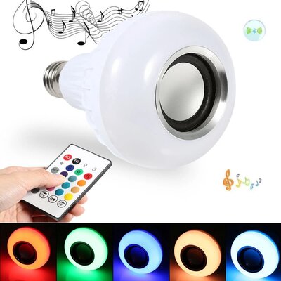 Bombilla RGB para música Bluetooth