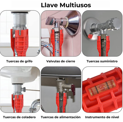 Herramienta 14 en 1 baños y fregaderos. 2X1 (Ultimas 10 unidades).