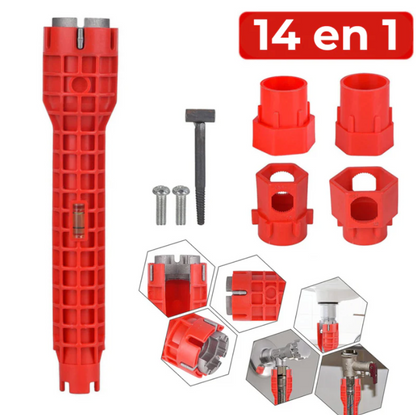Herramienta 14 en 1 baños y fregaderos. 2X1 (Ultimas 10 unidades).