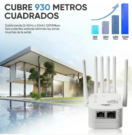 El Repetidor WiFi Ultra Potente. ¡Sin Interrupciones!