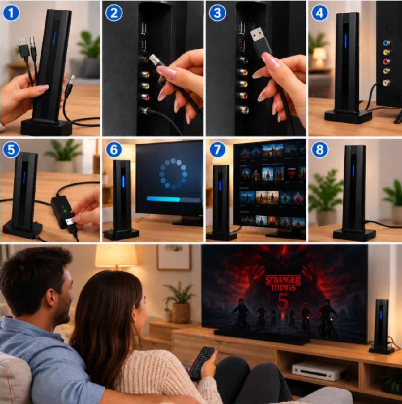 Clearview™ antena de Televisión digital 4K