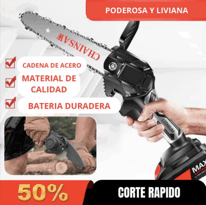 Motosierra Inalámbrica 6 pulgadas™Incluye 2 Baterias de 98V