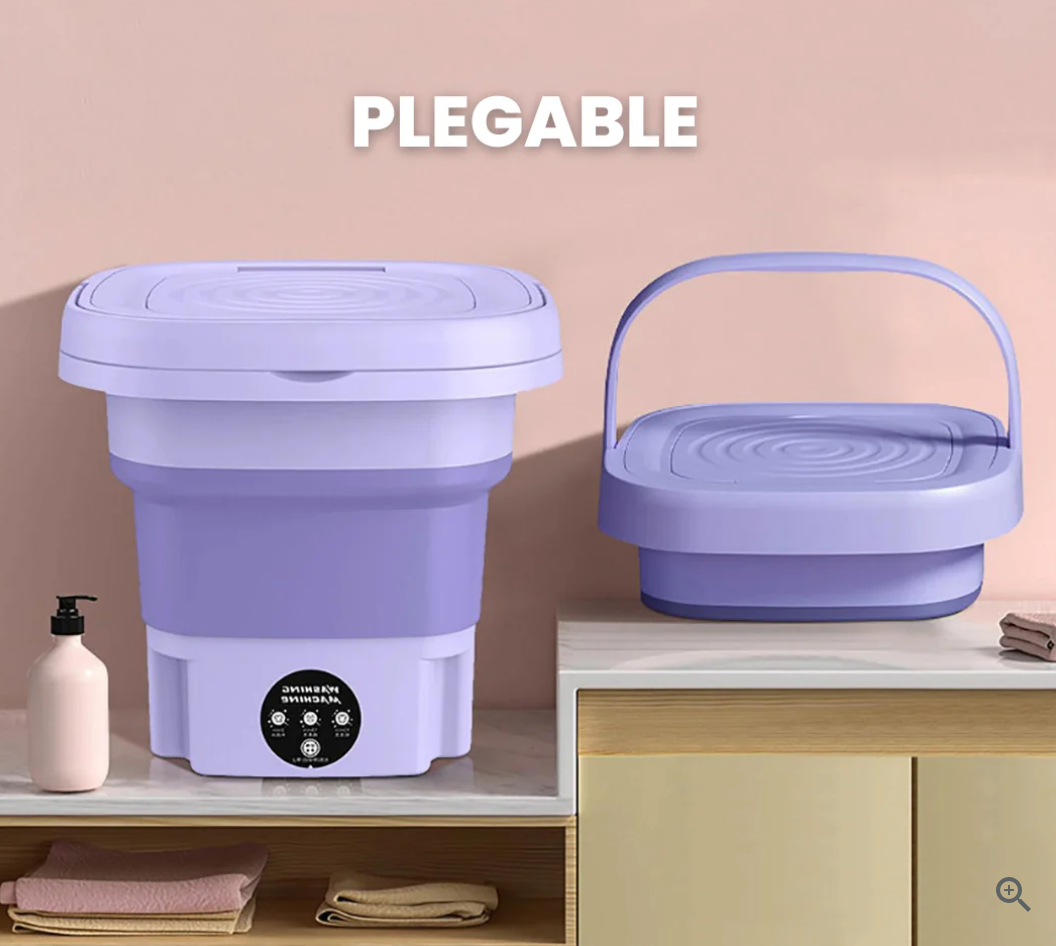 LAVADORA PORTATIL PLEGABLE™+INCLUYE CENTRIFUGA Y JABONES DE REGALO. – Elephant Chile
