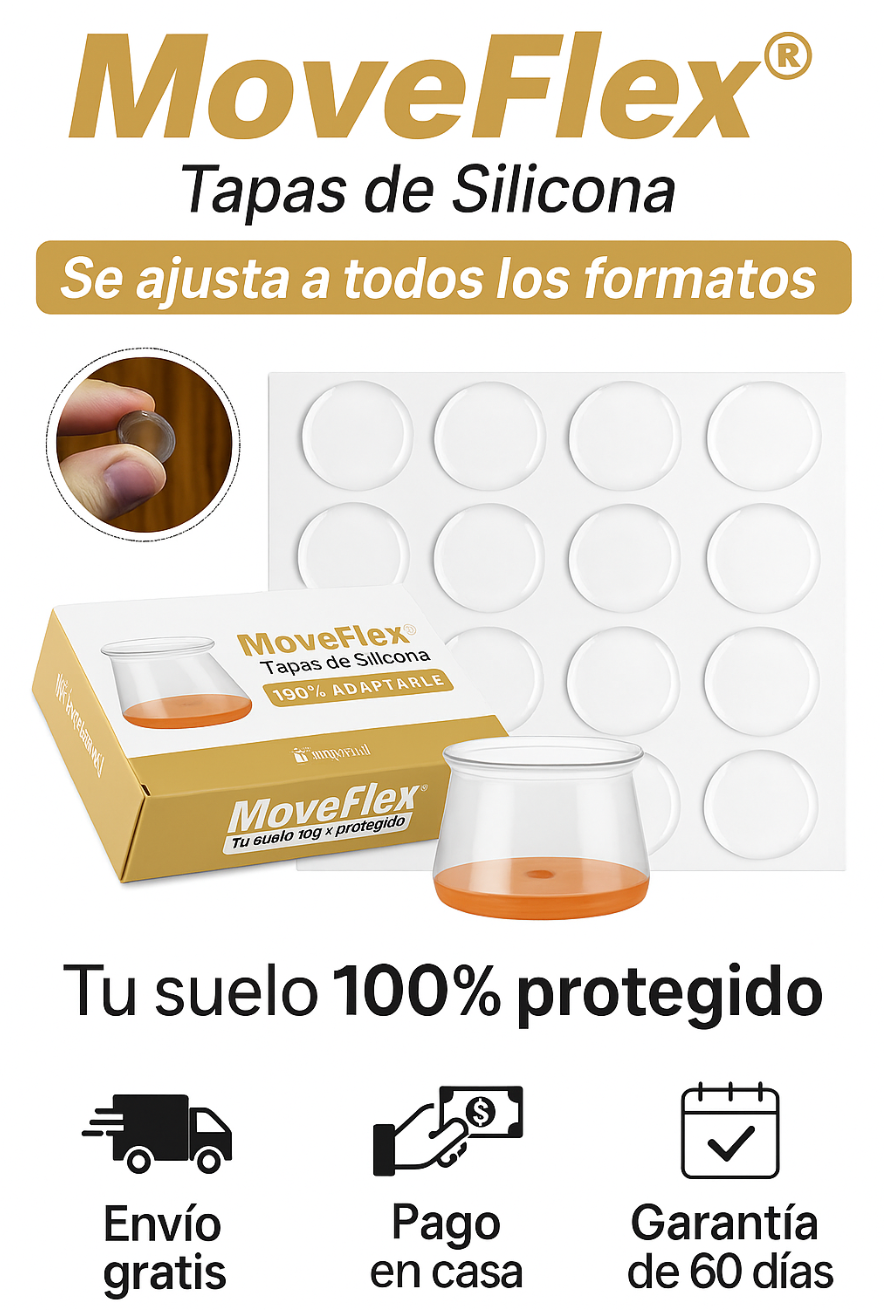 MoveFlex™ – Fundas de silicona para patas de muebles.(16 Unidades)
