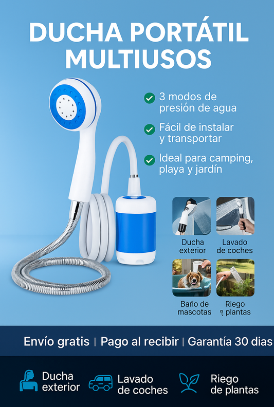 Ducha Portatil Para Camping Ducha Recarg