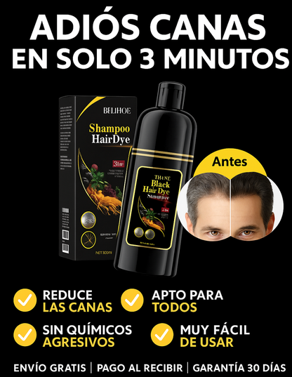 Shampoo pinta canas HairDye™ 400ML