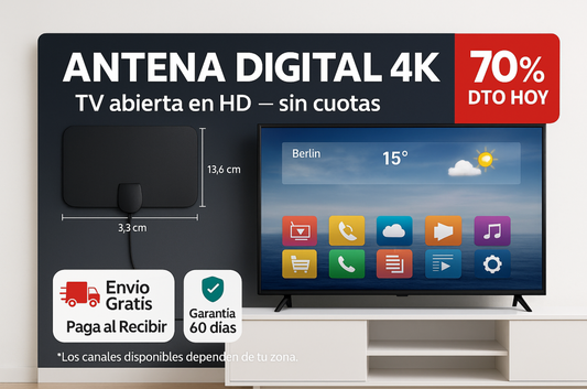 Clearview™ antena de Television 4K