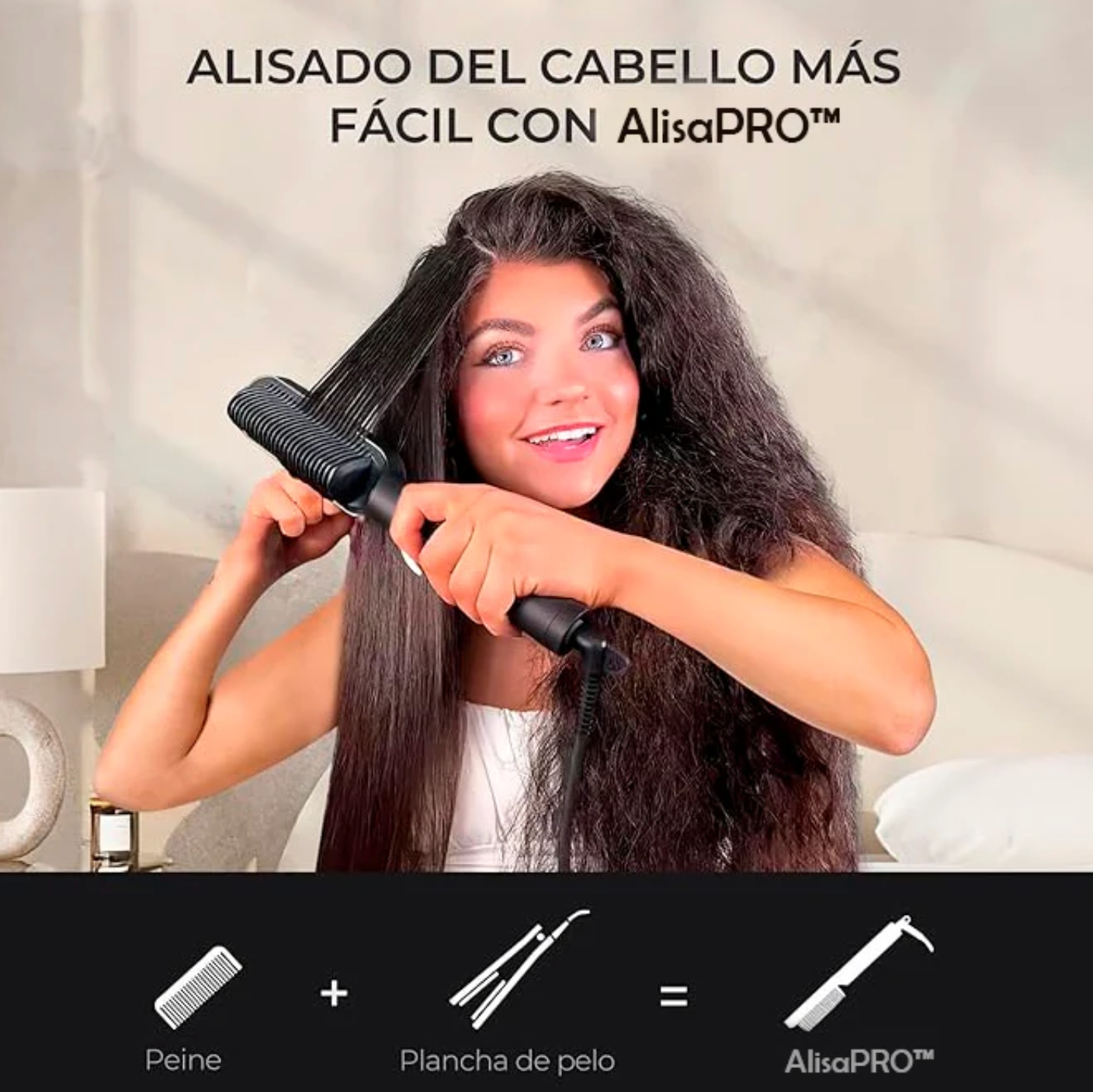 Cepillo Alisador Iónico