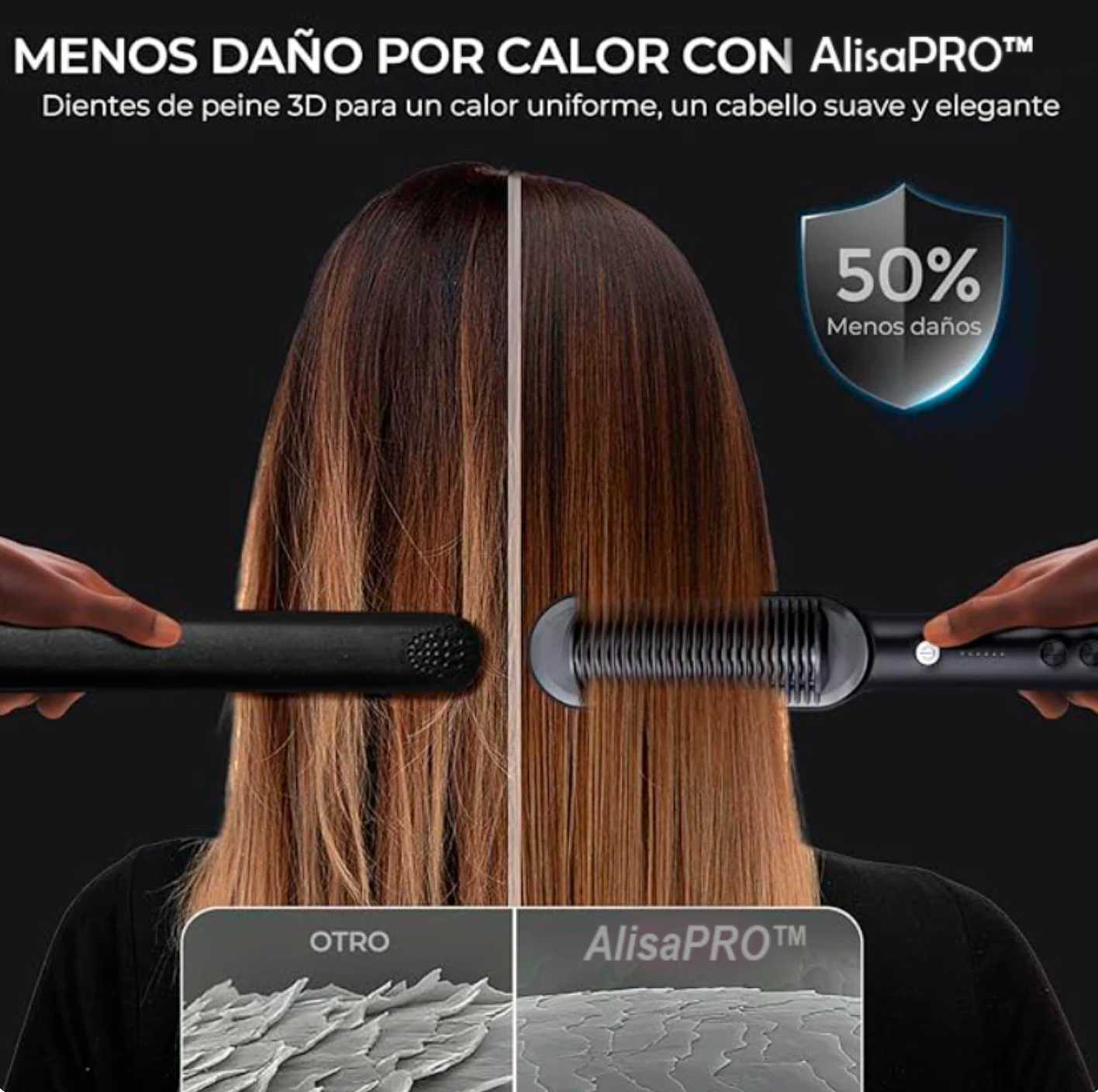 Cepillo Alisador Iónico