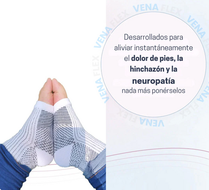 Medias De Compresión - Obtén Alivio Instantáneo De Pies Hinchados Y Adoloridos