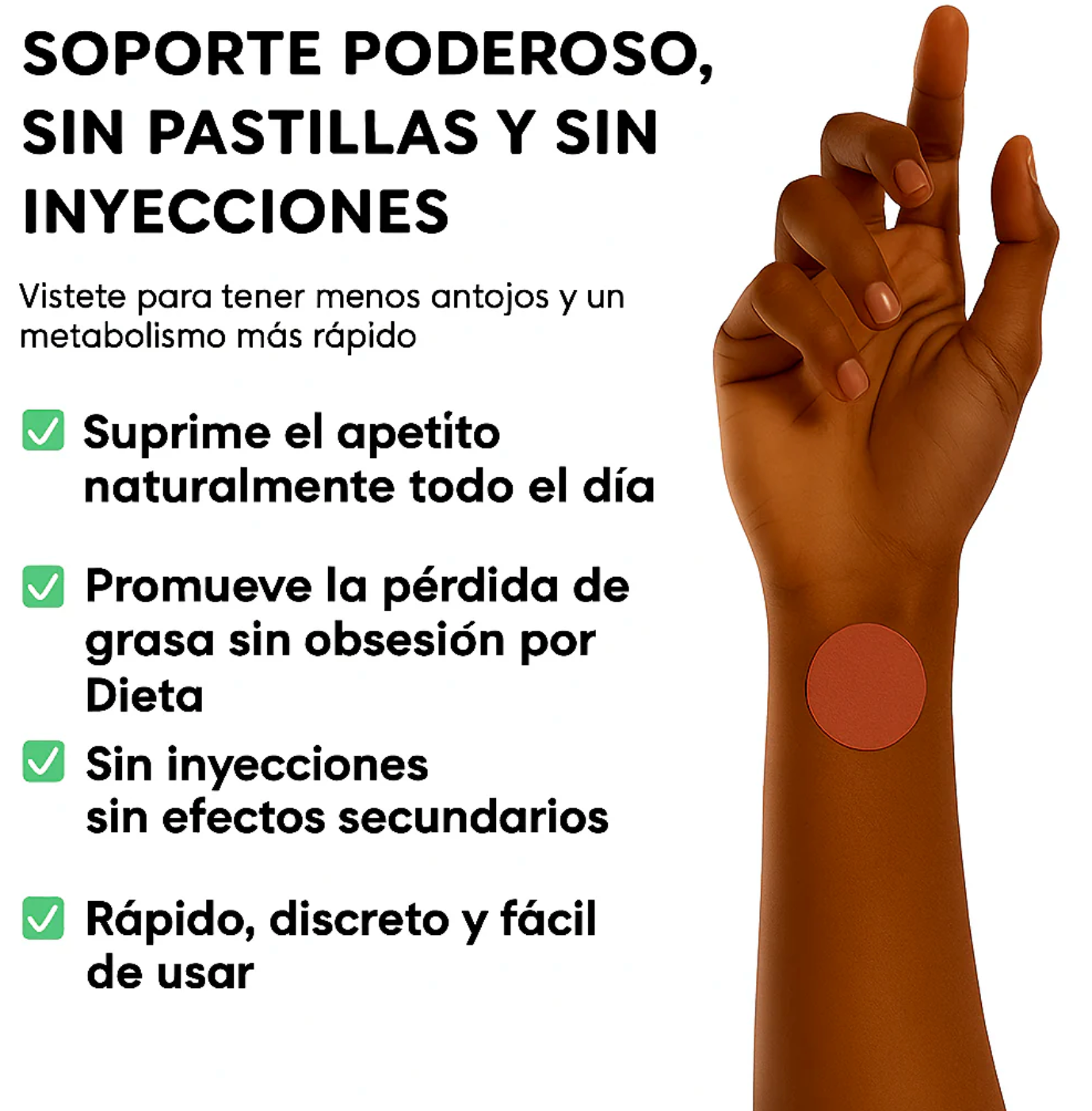 12 Parches GLP-1 Adelgazamiento + 8 Parches alivio de menopausia Incluidos en el Pack.