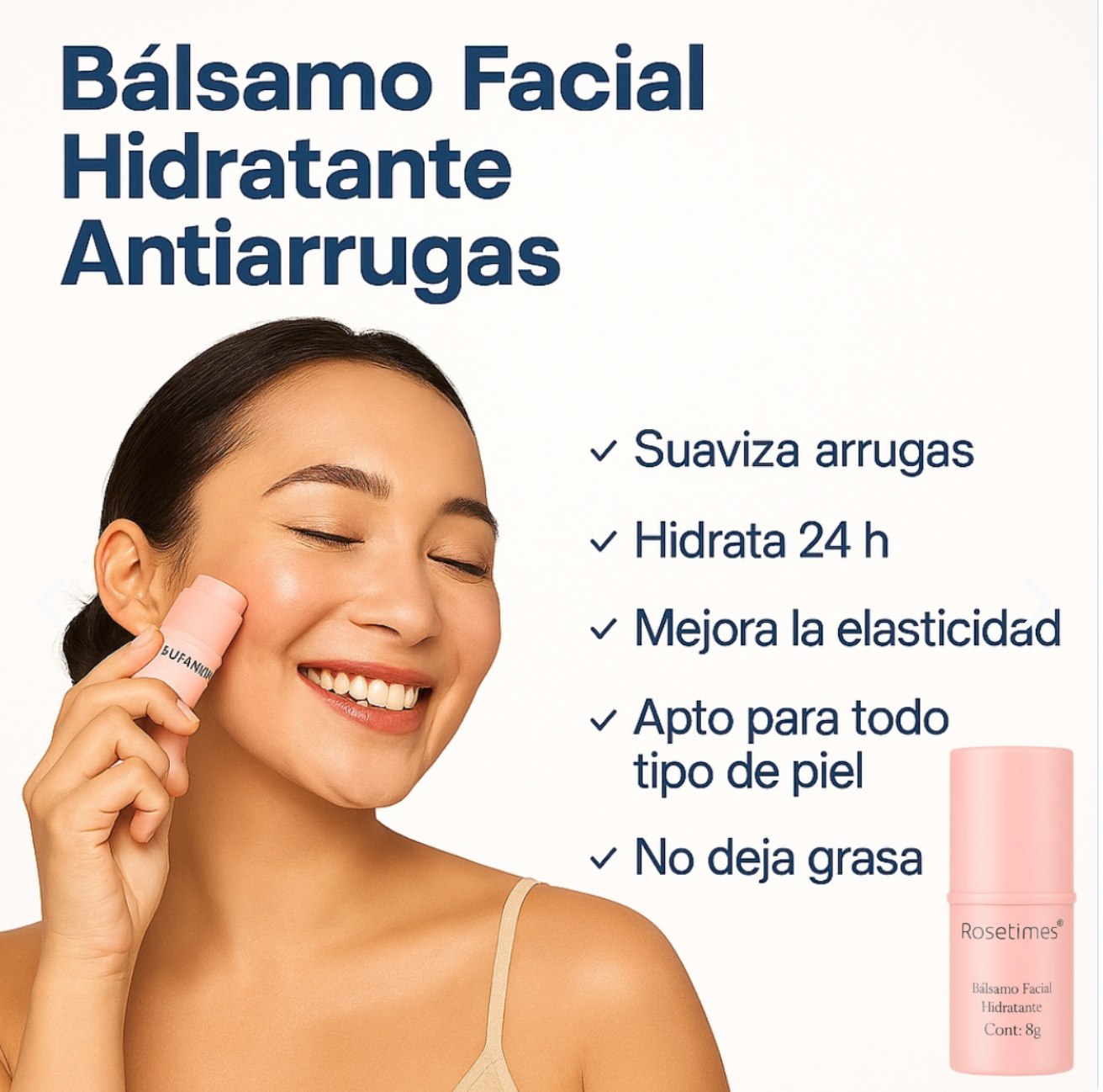 X2 Balsamo facial anti Arrugas de Colágeno Rosetimes