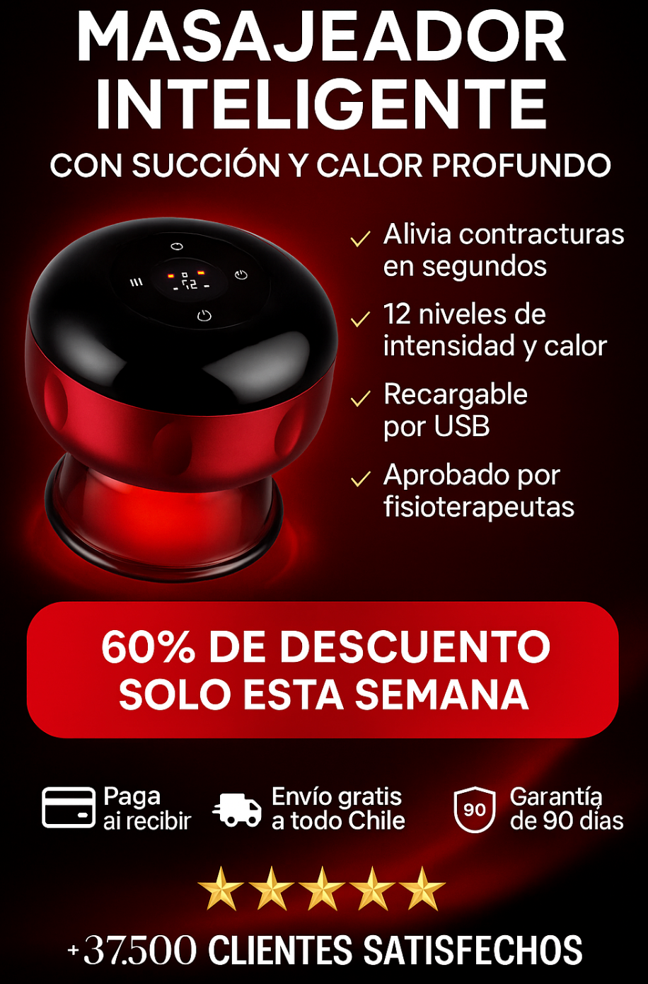 Set Ventosas Inteligentes Con Cable ALUNA™ | Best Seller Chile 2025