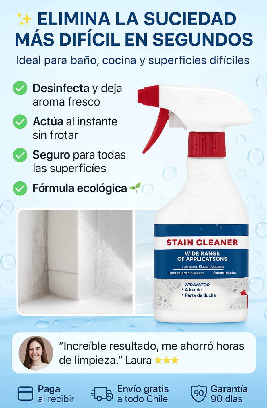 Limpiador  antihongos quitamanchas MegaMax©