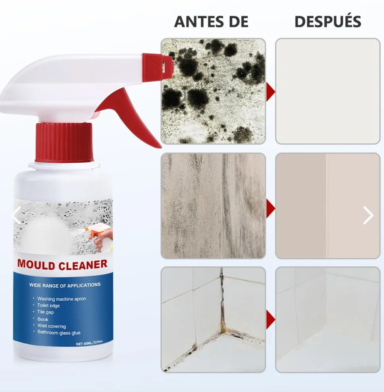 Spray Removedor Mohos y Limpiador Multiuso GREENER™
