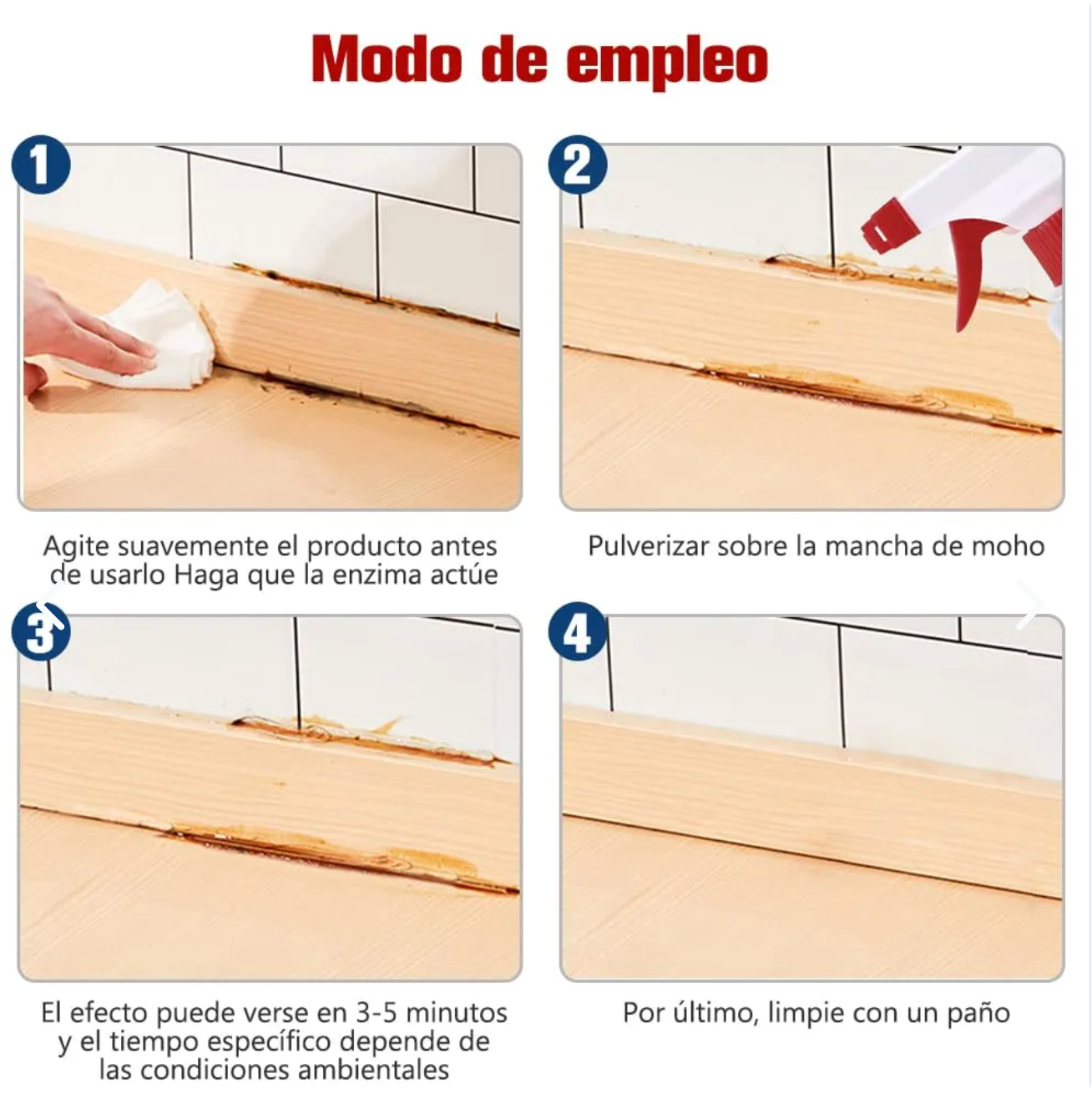 Spray Removedor Mohos y Limpiador Multiuso GREENER™