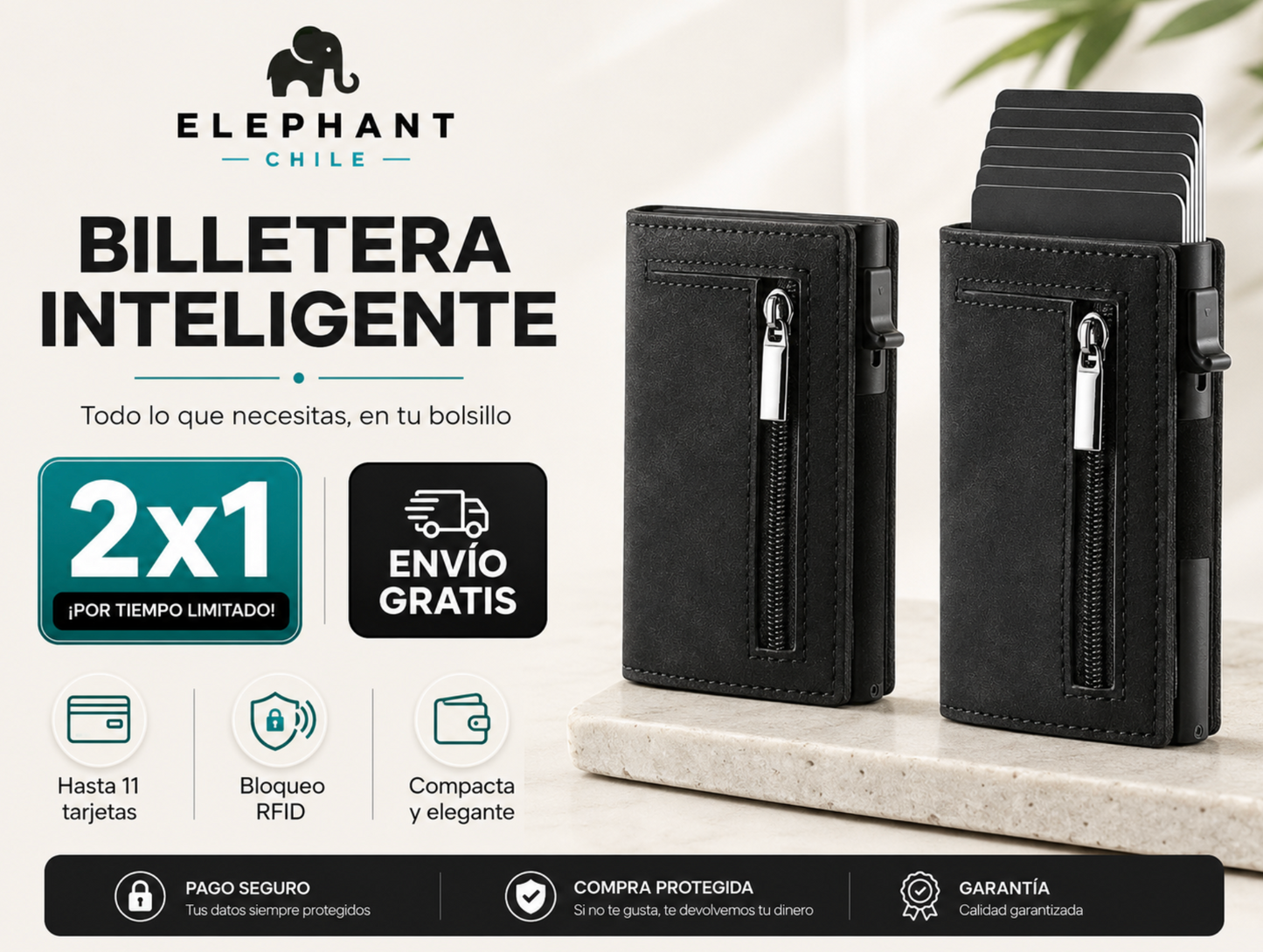 Lorca Wallet Ultra Segura 2x1