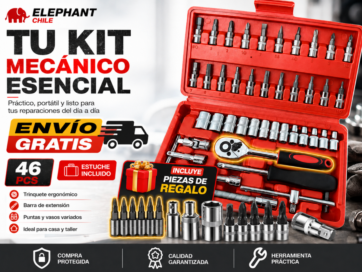 Kit De Herramientas Mecanicas 46pcs