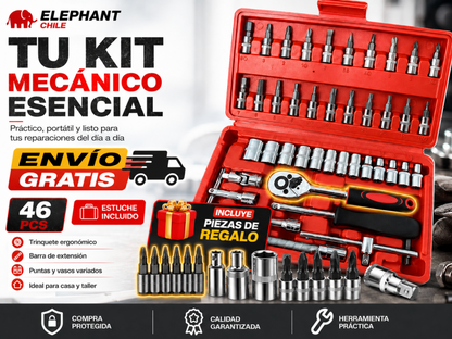 Kit De Herramientas Mecanicas 46pcs