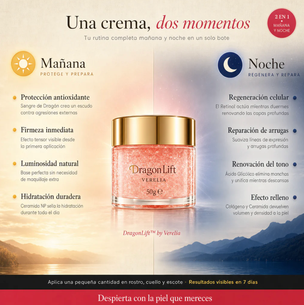 DragonLift™ – Elimina las Arrugas en 7 Días | ¡1 + 1 GRATIS!