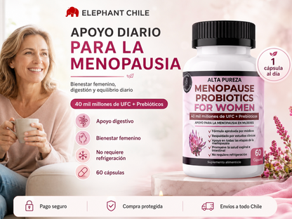 Probióticos Menopausia Alta Pureza 60 Cp