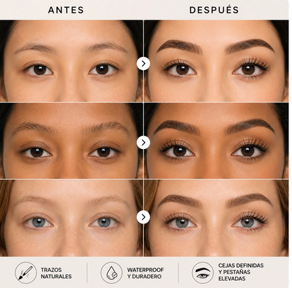 Lápiz cejas impermeable ZENVY© 2x1