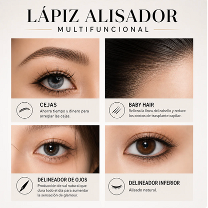 Lápiz cejas impermeable ZENVY© 2x1