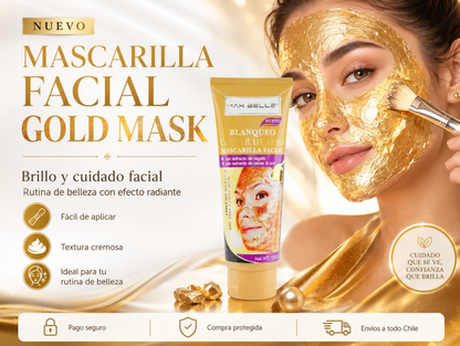 MASCARILLA FACIAL GOLD MASK Q-10