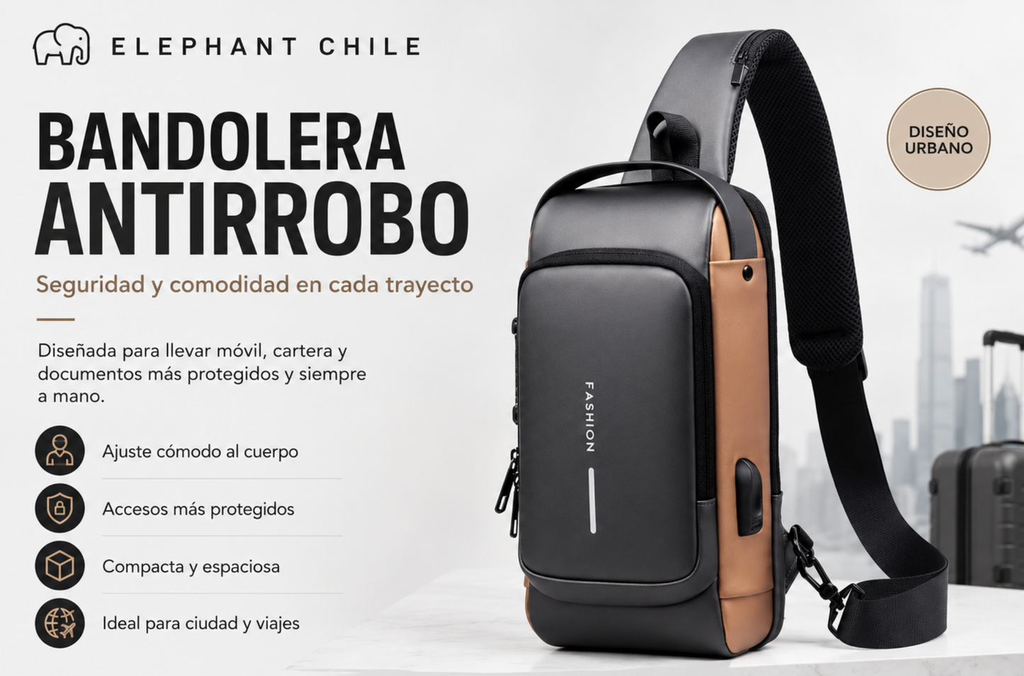 Bolso Mochila Antirobo Trekka™