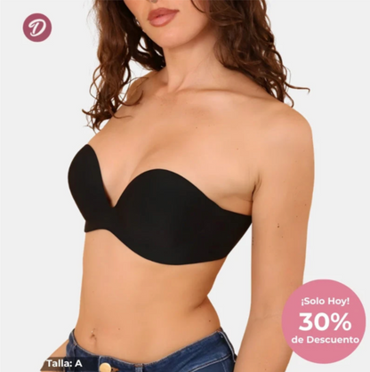 Sujetador Adhesivo Push-Up Sin Tirantes