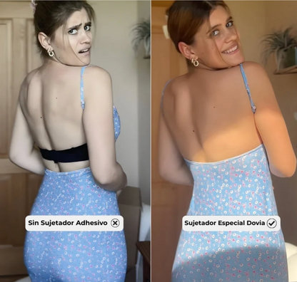 Sujetador Adhesivo Push-Up Sin Tirantes