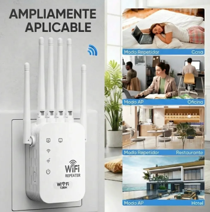El Repetidor WiFi Ultra Potente. ¡Sin Interrupciones!