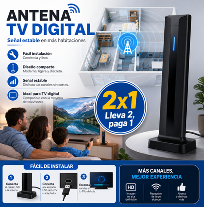 Clearview™ antena de Televisión digital 4K