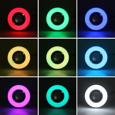 Bombilla RGB para música Bluetooth